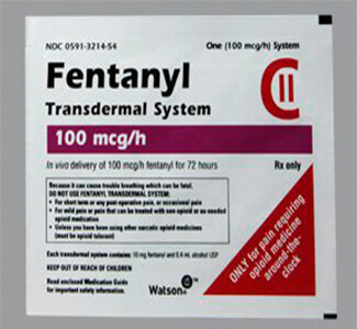 Buy 100 Mcg Fentanyl Transdermal Patch (duragesic) Online  x 1's