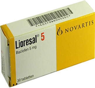 Buy Baclofen (Lioresal) 5mg Tablets  x 1's