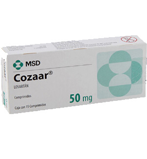Buy Cozaar (Losartan) 50mg Tablets  x 1's
