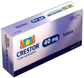 Buy Crestor (Rosuvastatin) 40mg Tablets  x 1's