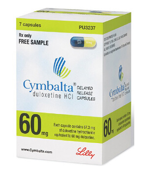 Buy Cymbalta (Duloxetine) 60mg Capsule  x 1's