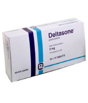 Buy Deltasone (Prednisone) 5mg  x 1's