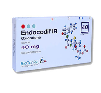 Buy ENDOCODIL IR (OXICODONA) 40MG CX30 TABS  x 1's