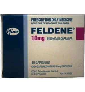 Buy Feldene (Piroxicam) 10mg Capsules  x 1's