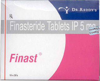 Buy Finast (Finasteride) 5mg Tablets  x 1's