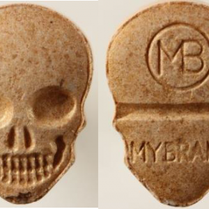 Buy Gold Skull 320mg  MDMA  x 1's