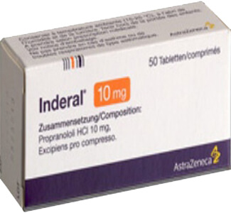 Buy Inderal (Propranolol) 10mg Tablets  x 1's