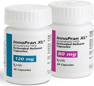 Buy Innopran XL (Propranolol) 80mg 120mg Capsules  x 1's