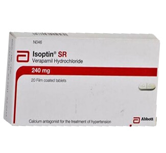 Buy Isoptin (Verapamil) 240mg Tablets  x 1's