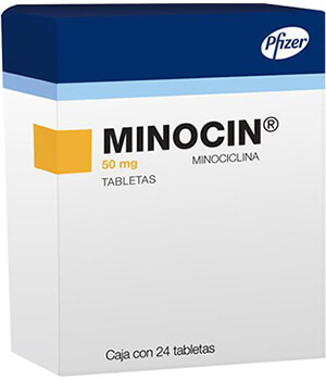 Buy Minocin (Minocycline) 50mg Tablets  x 1's