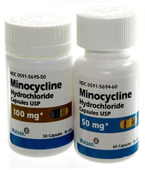 Buy Minocin (Minocycline) 100mg Tablets  x 1's