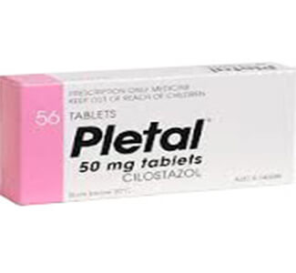 Buy Pletal (Cilostazol) 50mg Tablets  x 1's