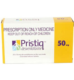 Buy Pristiq (Desvenlafaxine) 50mg Tablets  x 1's