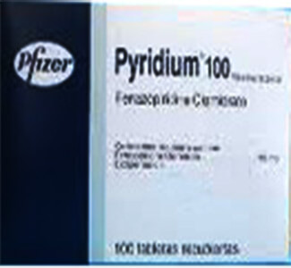 Buy Pyridium (Phenazopyridine) 100mg Tablets  x 1's