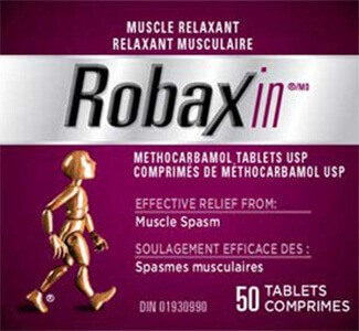 Buy Robaxin (Methocarbamol) 500mg Tablets  x 1's