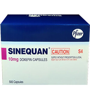 Buy Sinequan (Doxepin) 10mg Capsules  x 1's