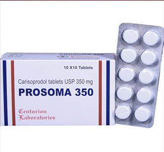 Buy Soma (carisoprodol) 350mg Tablets  x 1's