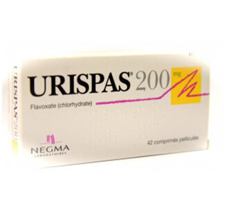 Buy Urispas (Flavoxate) 200mg Tablets  x 1's