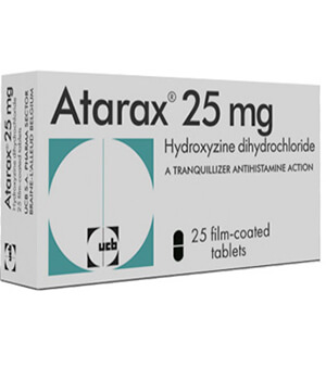 Buy Atarax (Hydroxyzine) 25mg  x 1's