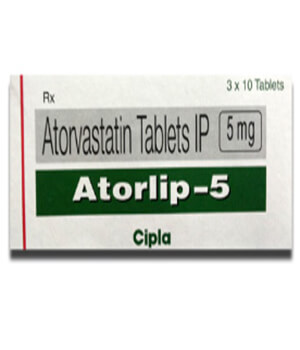 Buy Atorlip (Atorvastatin) 5mg  x 1's