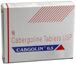 Buy Cabgolin (Cabergoline) 0.5mg Tablets  x 1's