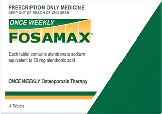 Buy Fosamax (Alendronate) 70mg Tablets  x 1's