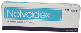 Buy Nolvadex (Tamoxifen) 10mg Tablets  x 1's